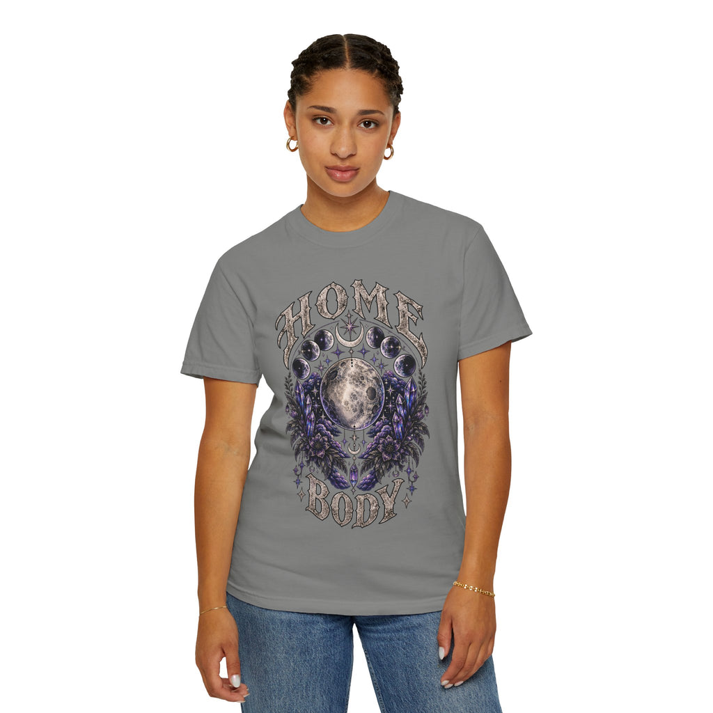 Home Body Moon Phases T-Shirt Mystical Moon Tee. Midnight, Eye, LLC.