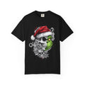 Skull & Grinch Inspired Santa T-Shirt — Edgy Gothic Christmas Graphic Tee