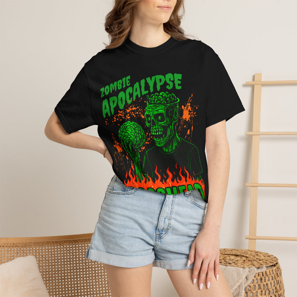 Zombie Apocalypse Basshead T-Shirt — Rave and Halloween Tee - Midnight Eye, LLC