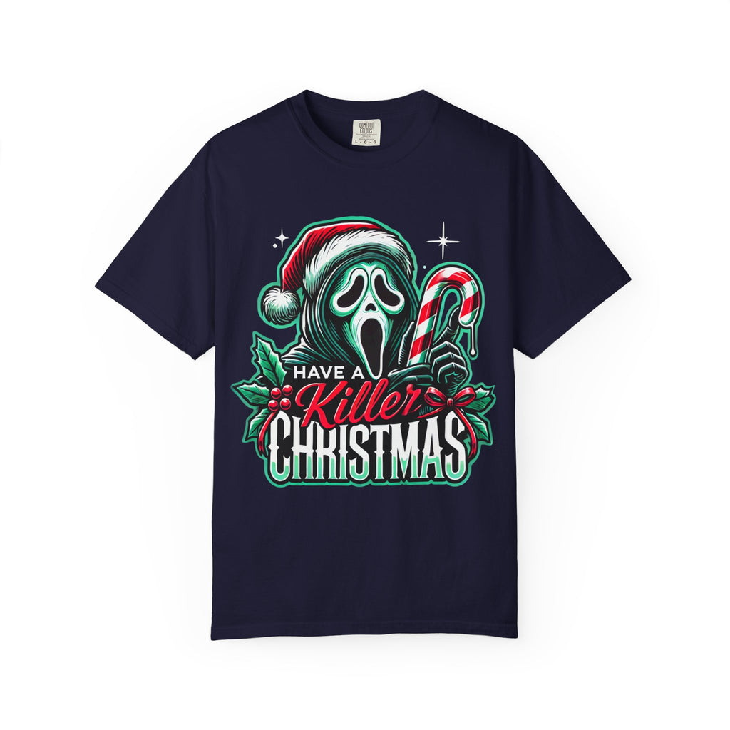 Vintage Santa "Believe in the Magic of Christmas" - Dark Aesthetic Holiday Tee. Midnight Eye, LLC