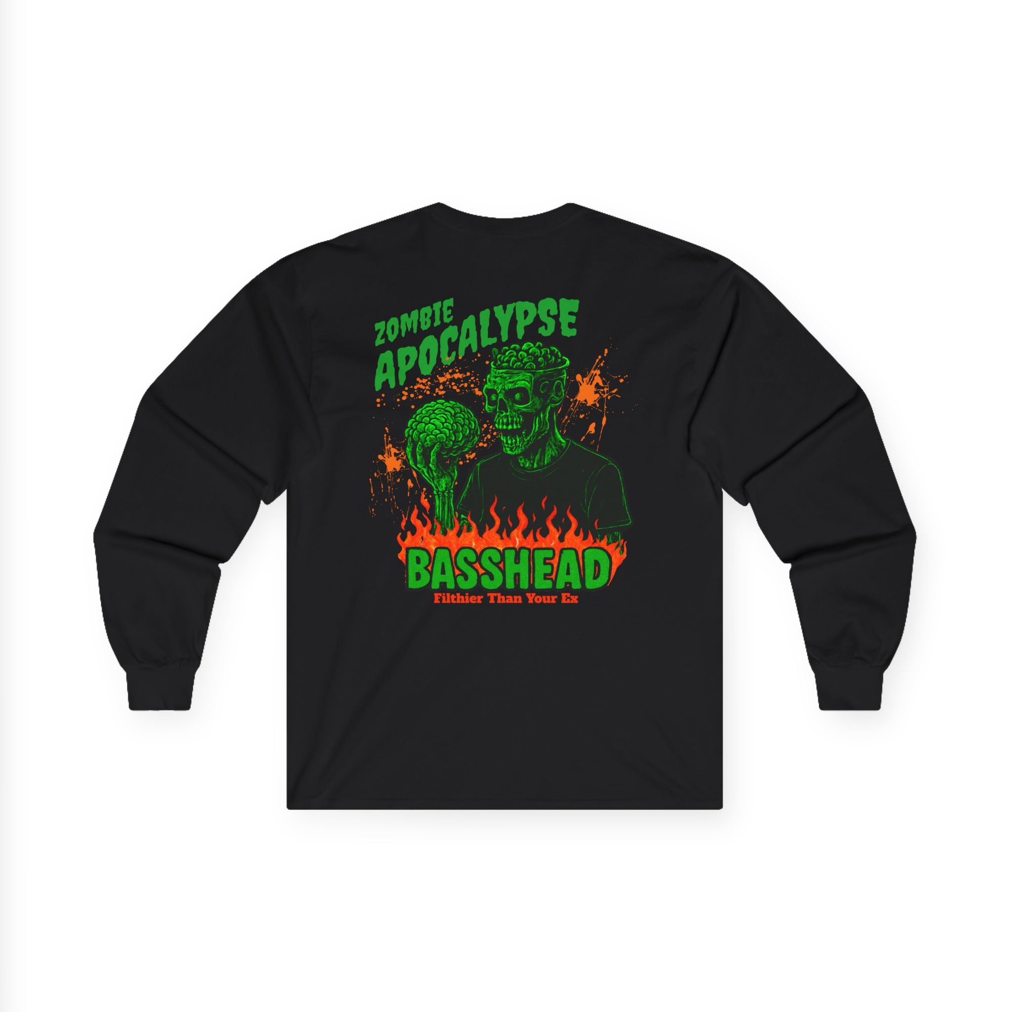 Zombie Apocalypse Rave Long Sleeve Tee - Midnight Eye, LLC