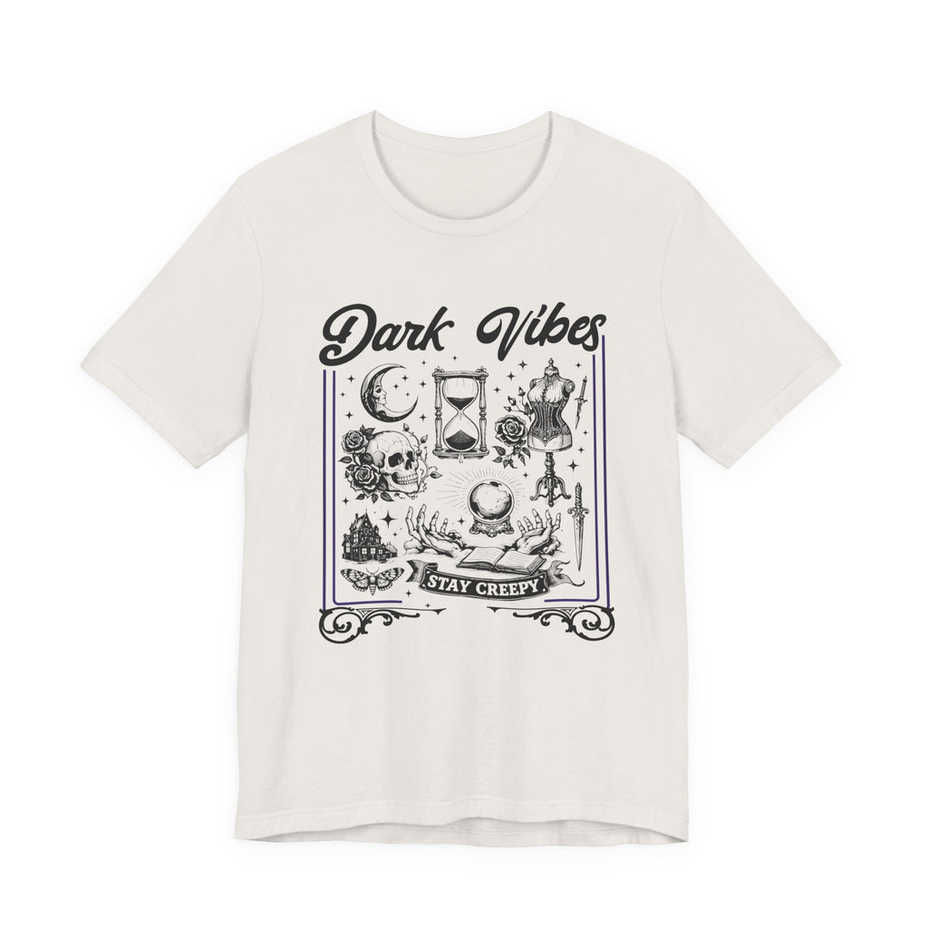 Whimsy Goth— Dark Aesthetic - Gothic Graphic T-Shirt -  Goth Collage Tee. Midnight Eye, LLC.