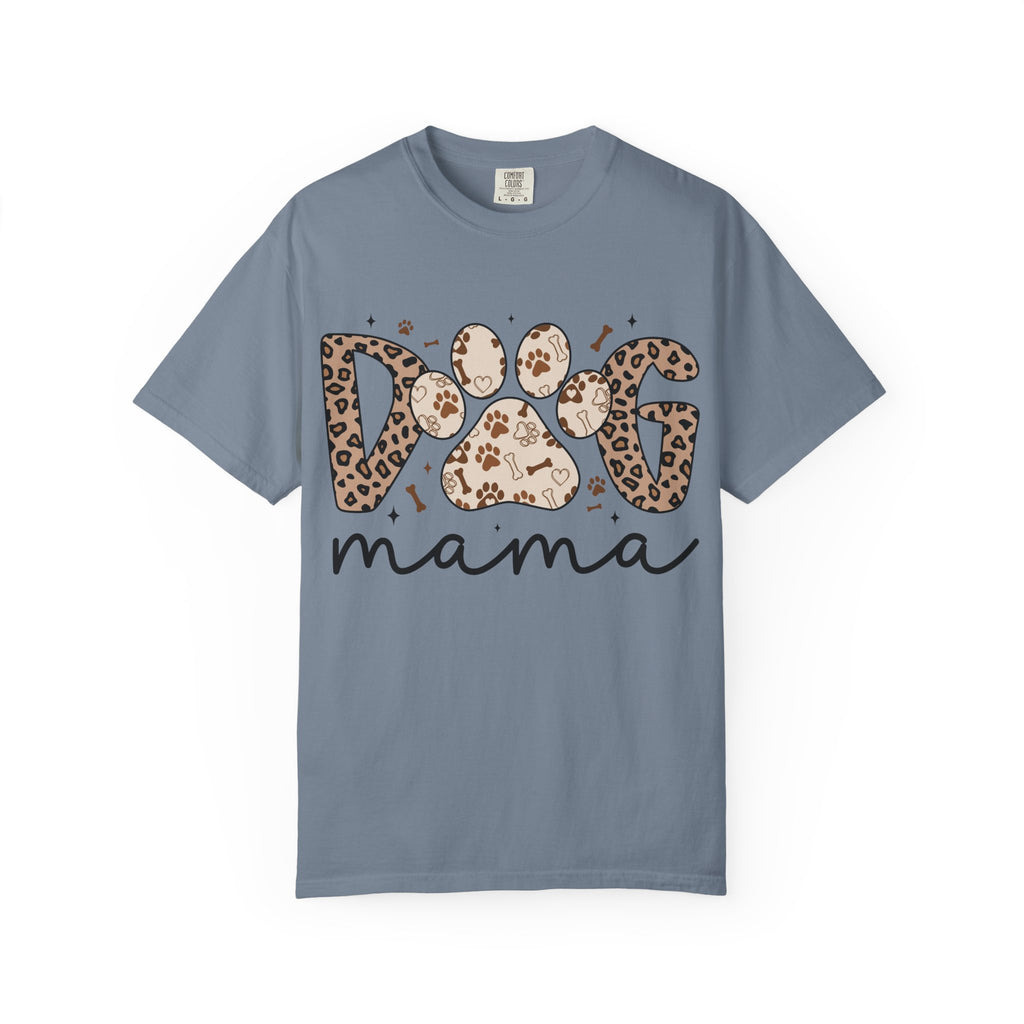 Dog Mama Leopard Paw T-Shirt – Cute Animal Print Tee for Pet Lovers. Midnight Eye, LLC