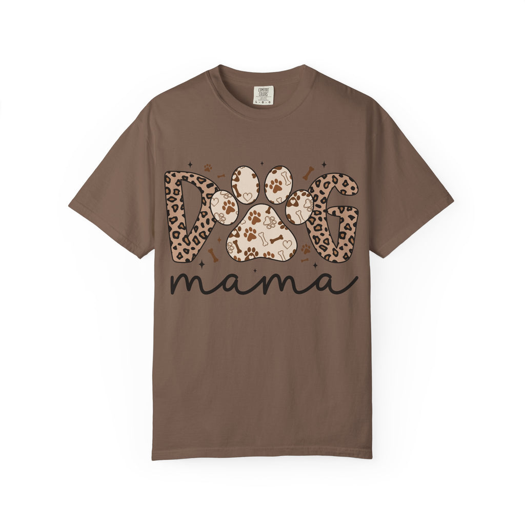 Dog Mama Leopard Paw T-Shirt – Cute Animal Print Tee for Pet Lovers. Midnight Eye, LLC