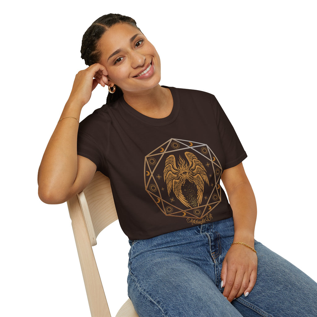 Mystical Eye T-Shirt - Winged - Eye Third Eye Tee - Gothic T-Shirt - Midnight Eye, LLC