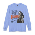 Halloween-Ready Skeleton Long Sleeve Tee — "When You're Ready for Halloween but It's Only Summer"