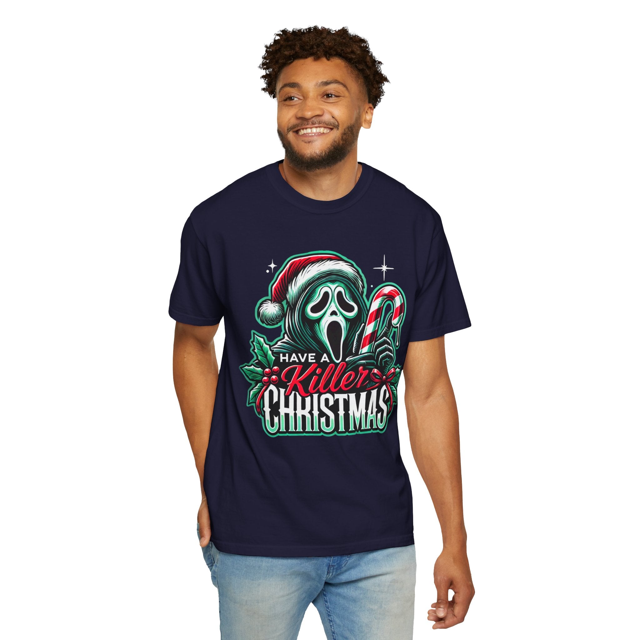 Have a Killer Christmas T-Shirt - Face Ghost Inspired Graphic Tee