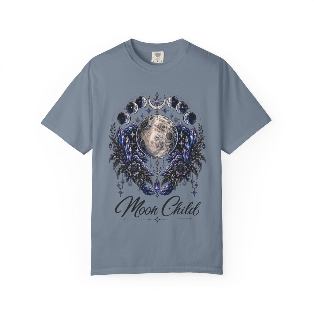 Moon Child T-Shirt — Phases of the Moon Graphic Tee