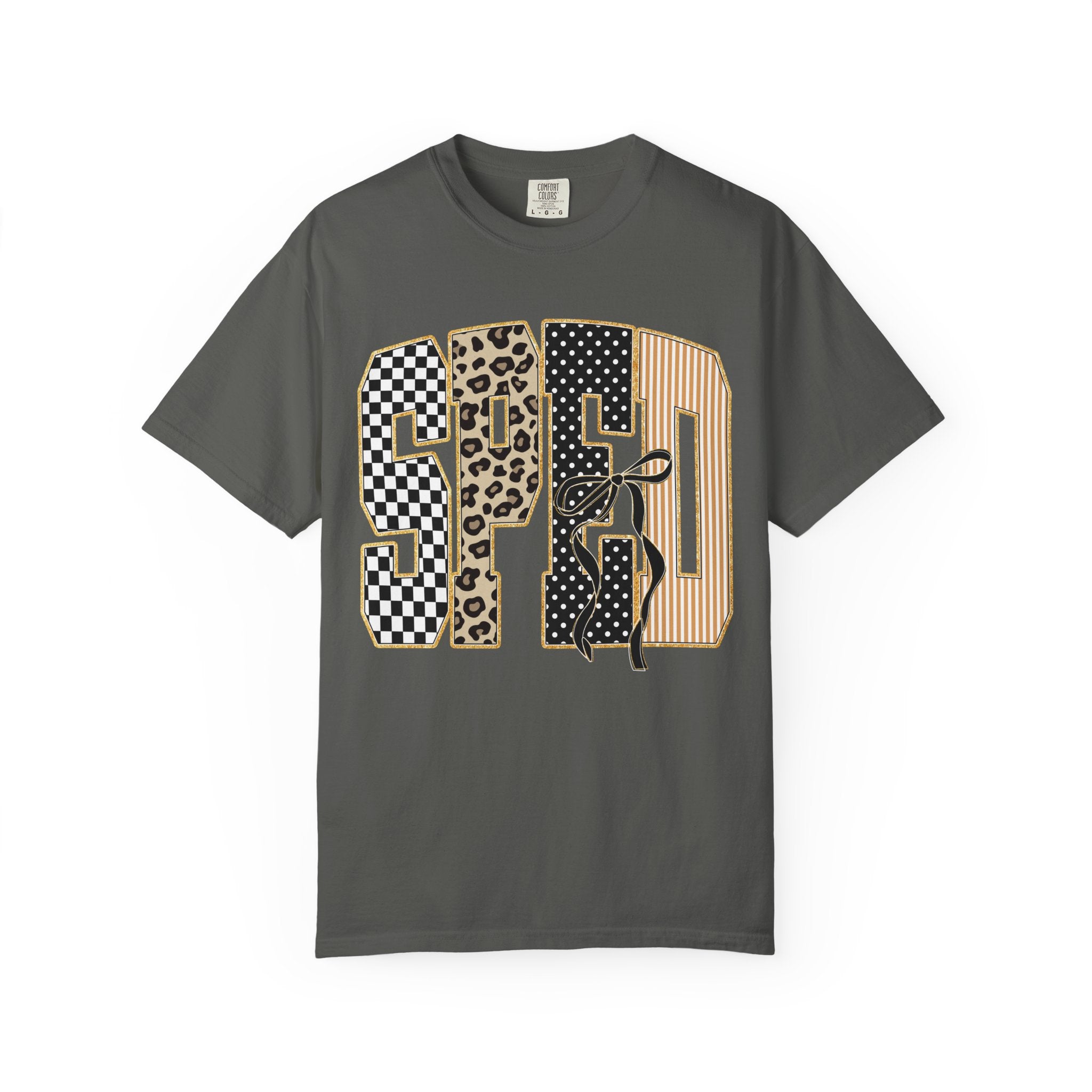 T-Shirt — Special Education Leopard & Checker Graphic Tee