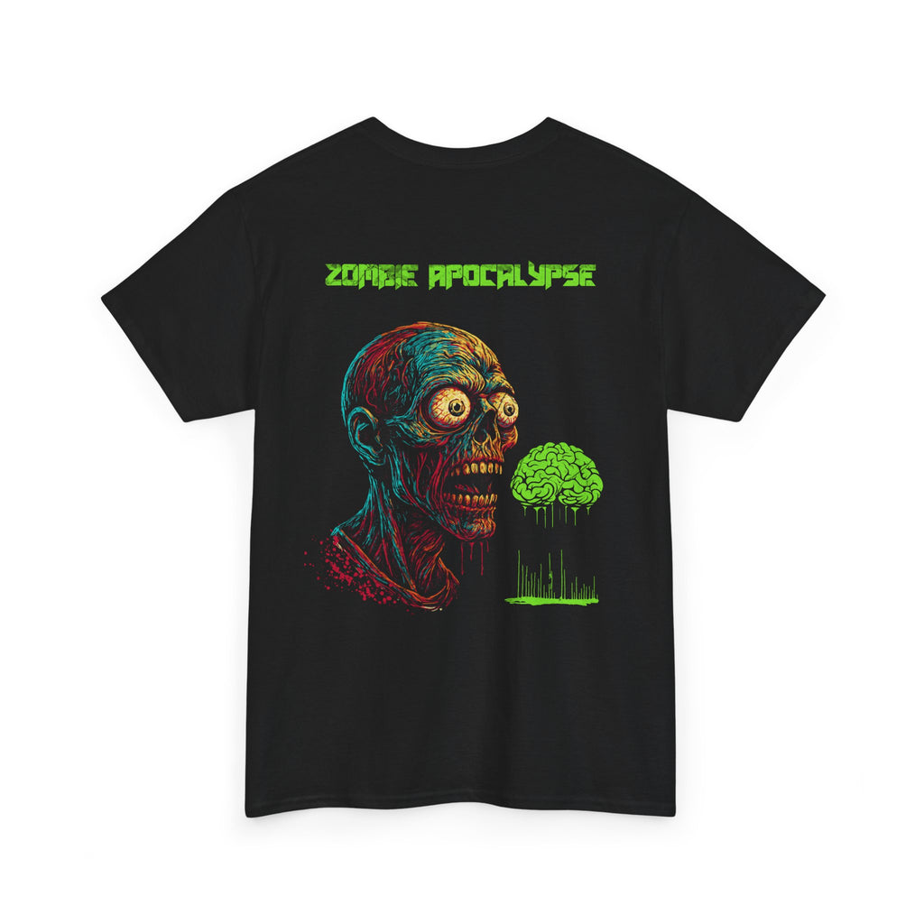 Zombie Apocalypse Tee — Horror Halloween Graphic T-Shirt - Raver T-Shirt - Midnight Eye, LLC