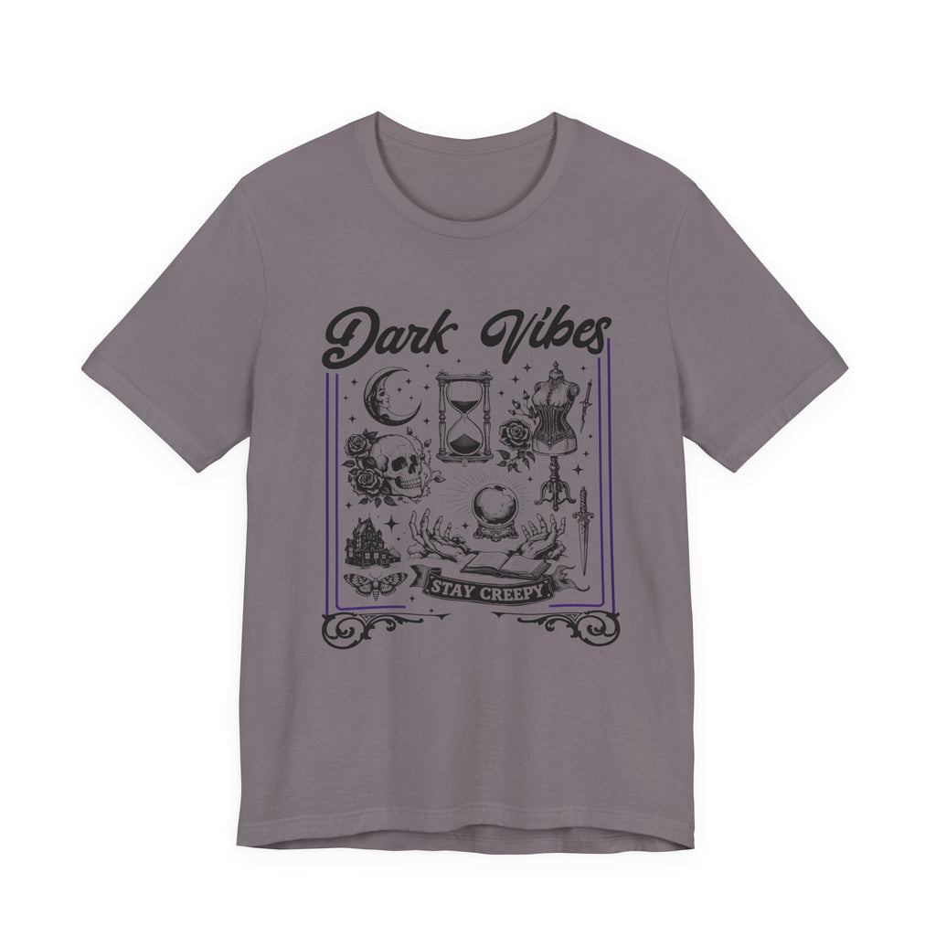 Whimsy Goth— Dark Aesthetic - Gothic Graphic T-Shirt -  Goth Collage Tee. Midnight Eye, LLC.