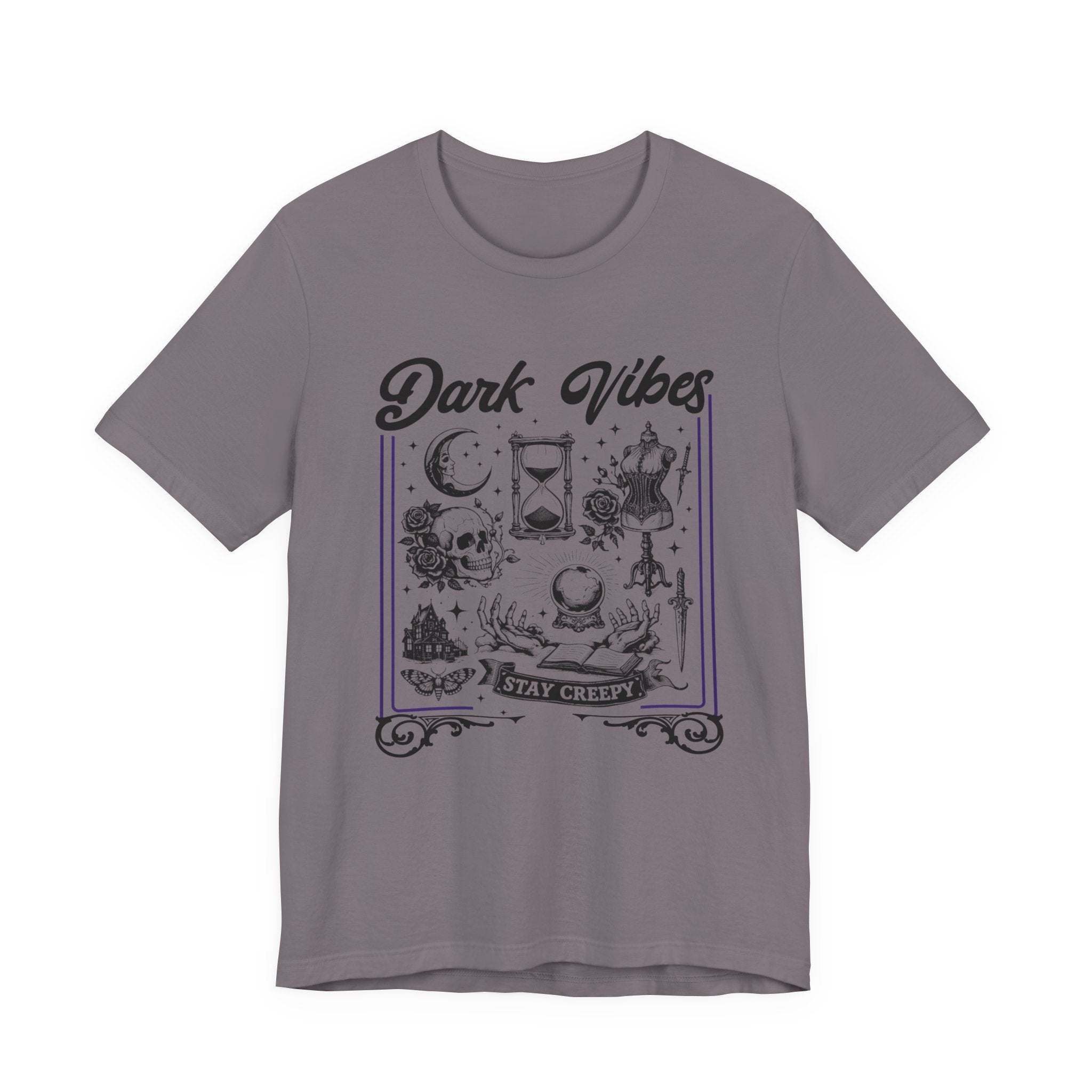 Whimsy Goth— Dark Aesthetic - Gothic Graphic T-Shirt -  Goth Collage Tee. Midnight Eye, LLC.