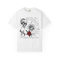 Skull, Red Rose & Eye Tattoo Art T-Shirt — Gothic Streetwear Tee. Midnight Eye, LLC