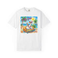 Silly Goose Summer T-Shirt - Colorful Summer Girl Tee - Beach Tee - Tropical T-Shirt - Midnight Eye, LLC