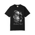 Santa Smoking Pipe T-Shirt — "Christmas Spirit" Vintage Holiday Tee