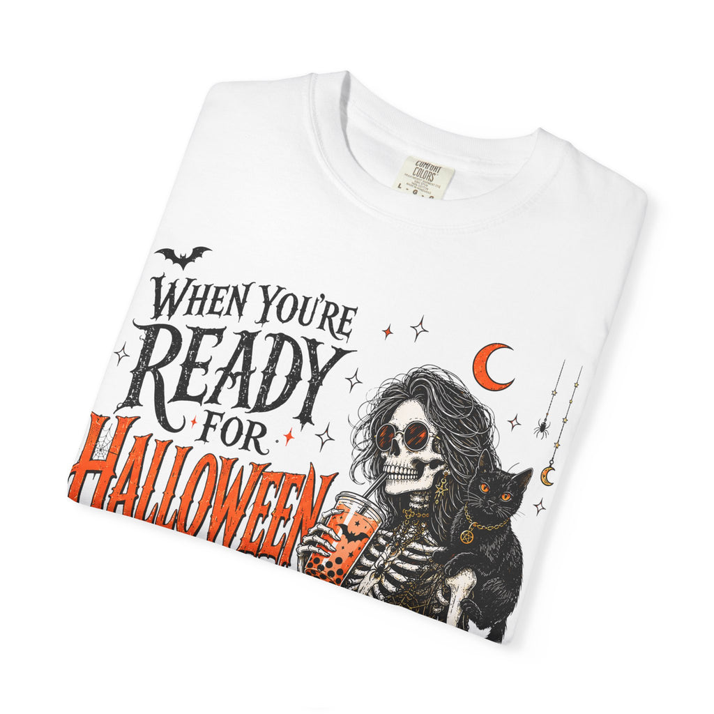 Halloween-Ready Grim Reaper T-Shirt – “When You’re Ready for Halloween but It’s Only Summer”
