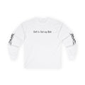 Long Sleeve Tee — 'Soft is Not my Role' Gothic Graphic with Angel & Tribal Sleeves - Midnight Eye, LLC