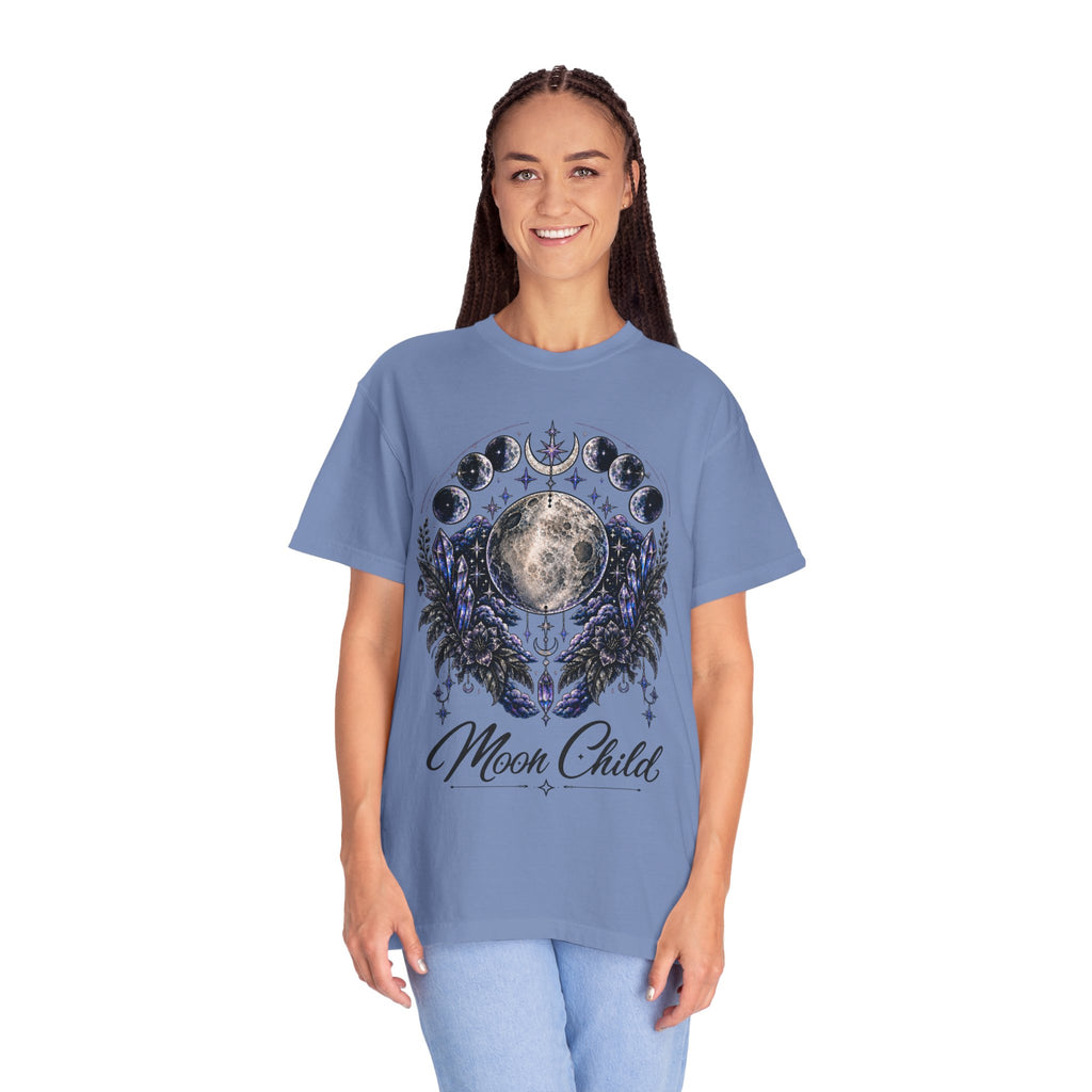 Moon Child T-Shirt — Phases of the Moon Graphic Tee