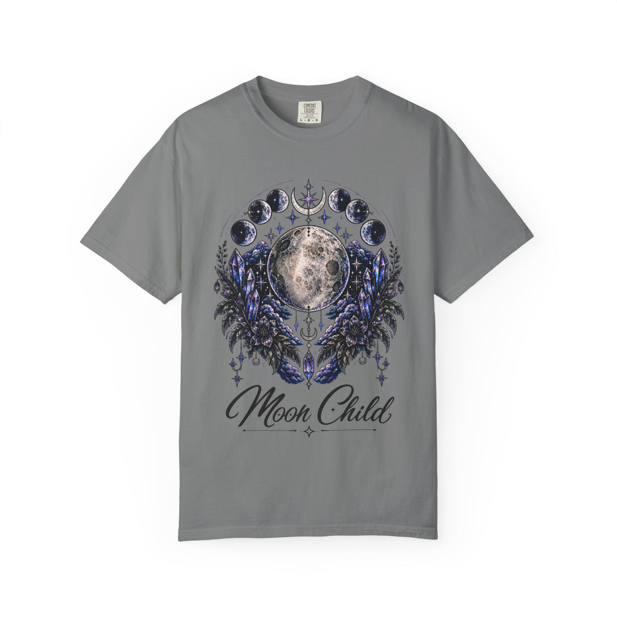 Moon Child T-Shirt — Phases of the Moon Graphic Tee