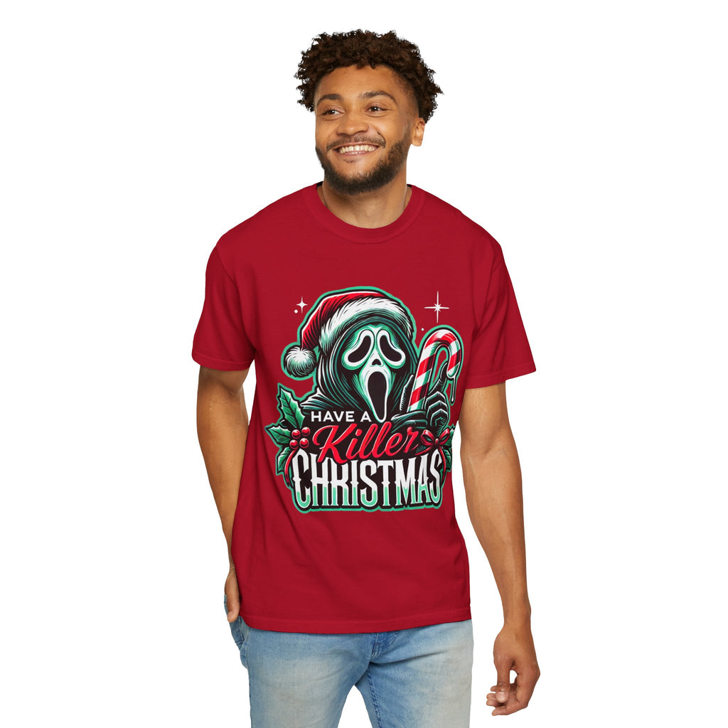 Vintage Santa "Believe in the Magic of Christmas" - Dark Aesthetic Holiday Tee. Midnight Eye, LLC