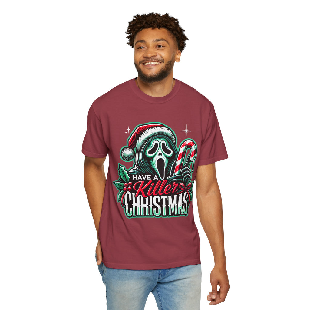 Vintage Santa "Believe in the Magic of Christmas" - Dark Aesthetic Holiday Tee. Midnight Eye, LLC