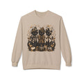 Vintage Gothic Pumpkin & Black Cats Crewneck Sweatshirt. Midnight Eye, LLC