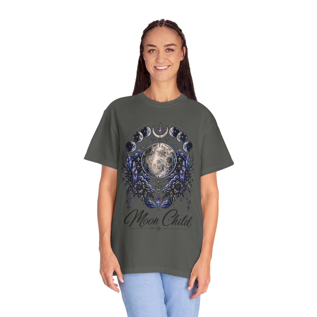 Moon Child T-Shirt — Phases of the Moon Graphic Tee