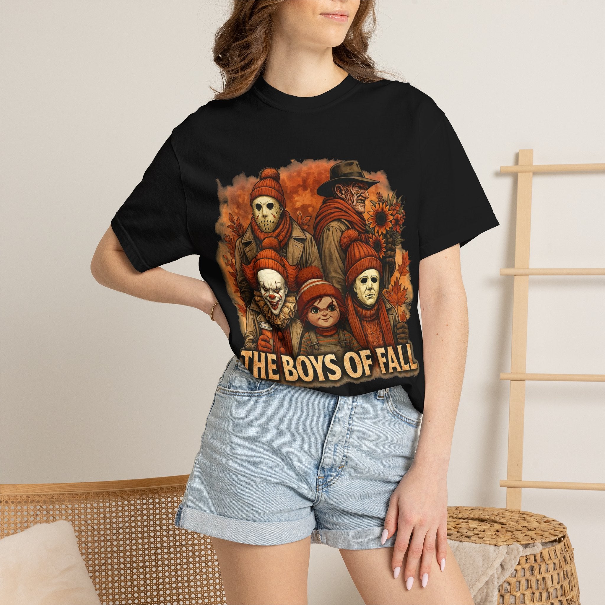 T-Shirt – The Boys of Fall Horror Graphic Tee - Scary Movie Inspired T-Shirt. Midnight Eye, LLC