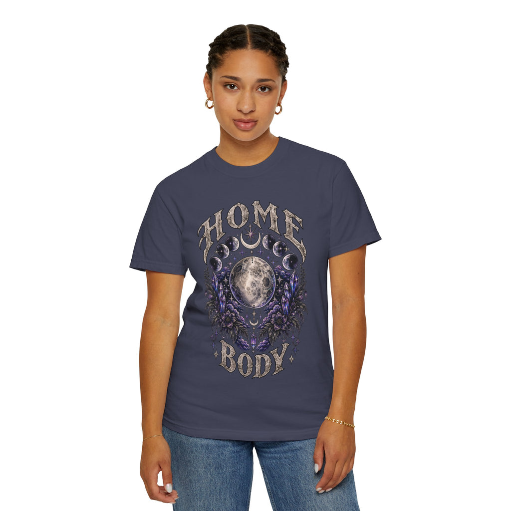 Home Body Moon Phases T-Shirt Mystical Moon Tee. Midnight, Eye, LLC.