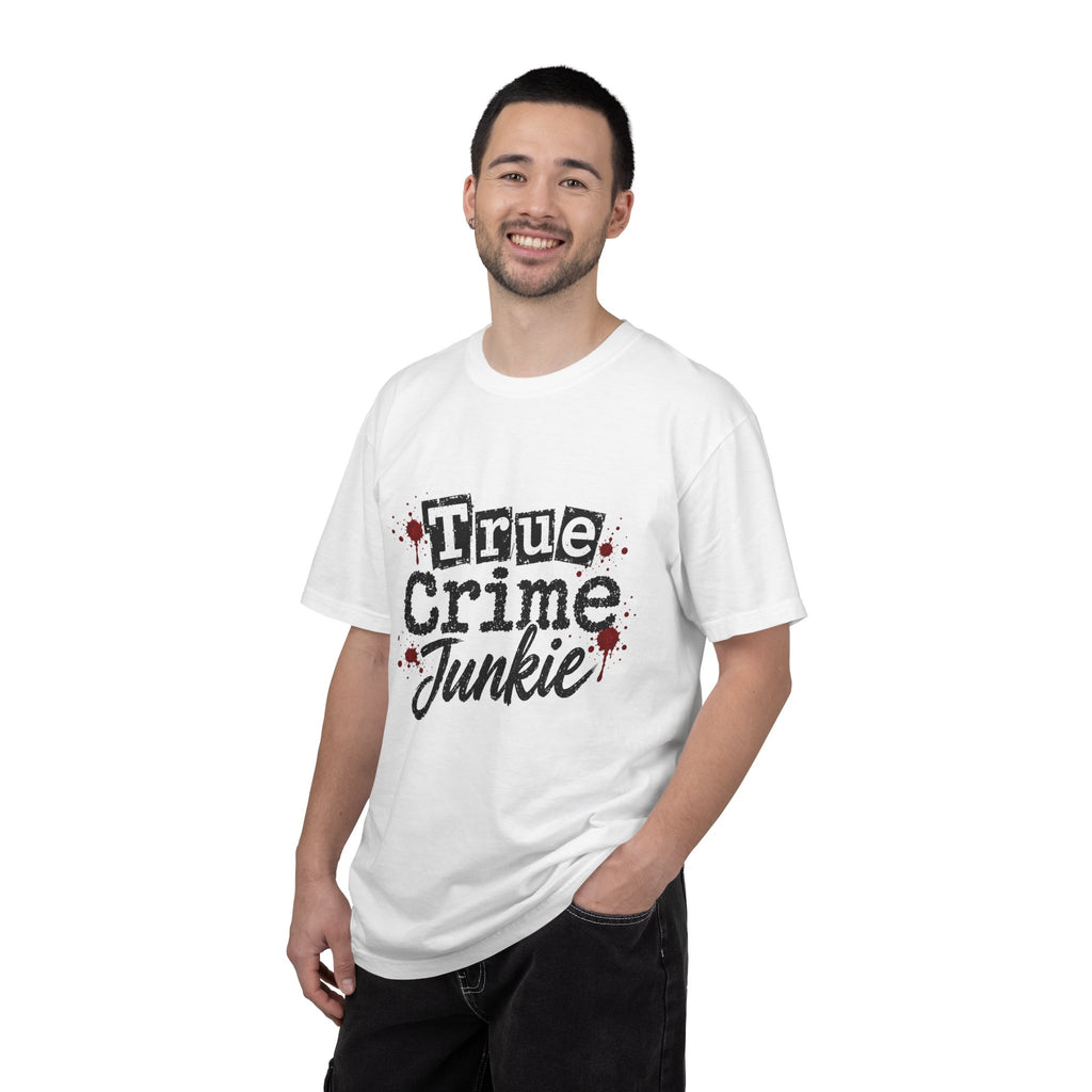 True Crime Junkie T-Shirt — Graphic Tee for Podcast & Mystery Fans