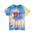 Tie Dye T‑Shirt — "Sleep All Day, Rave All Night" Psychedelic Mushroom Tee - Midnight Eye, LLC