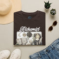 Alchemist Graphic T-Shirt — Vintage Apothecary Potion & Skull Design - Mystical Tee - Midnight Eye, LLC