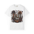 Fall Floral Pumpkin Long Sleeve Tee - Whimsical Goth Floral Fall Graphic T-Shirt. midnight Eye, LLC