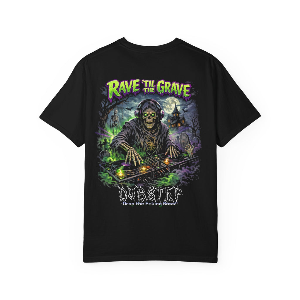 Rave Zombie Tee — Zombie Apocalypse Graphic T-Shirt - Dubstep T-Shirt - Heavy Bass Tee - Basshead T-Shirt - Midnight Eye, LLC
