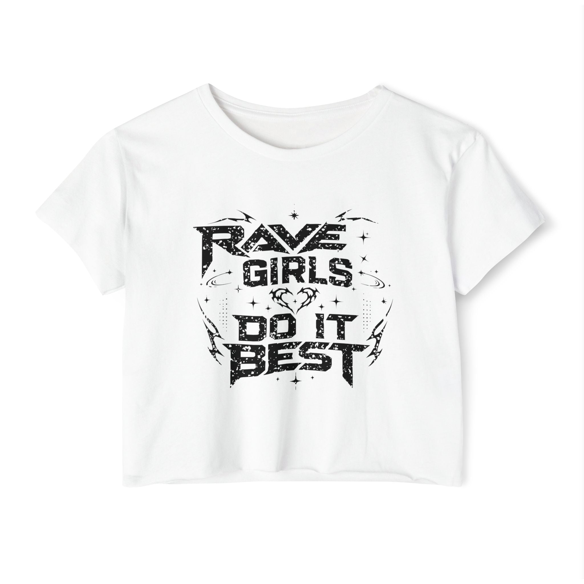 Raver Tee - EDM T-Shirt — “Rave Girls Do It Best” Vintage Distressed Festival T‑Shirt - Midnight Eye, LLC