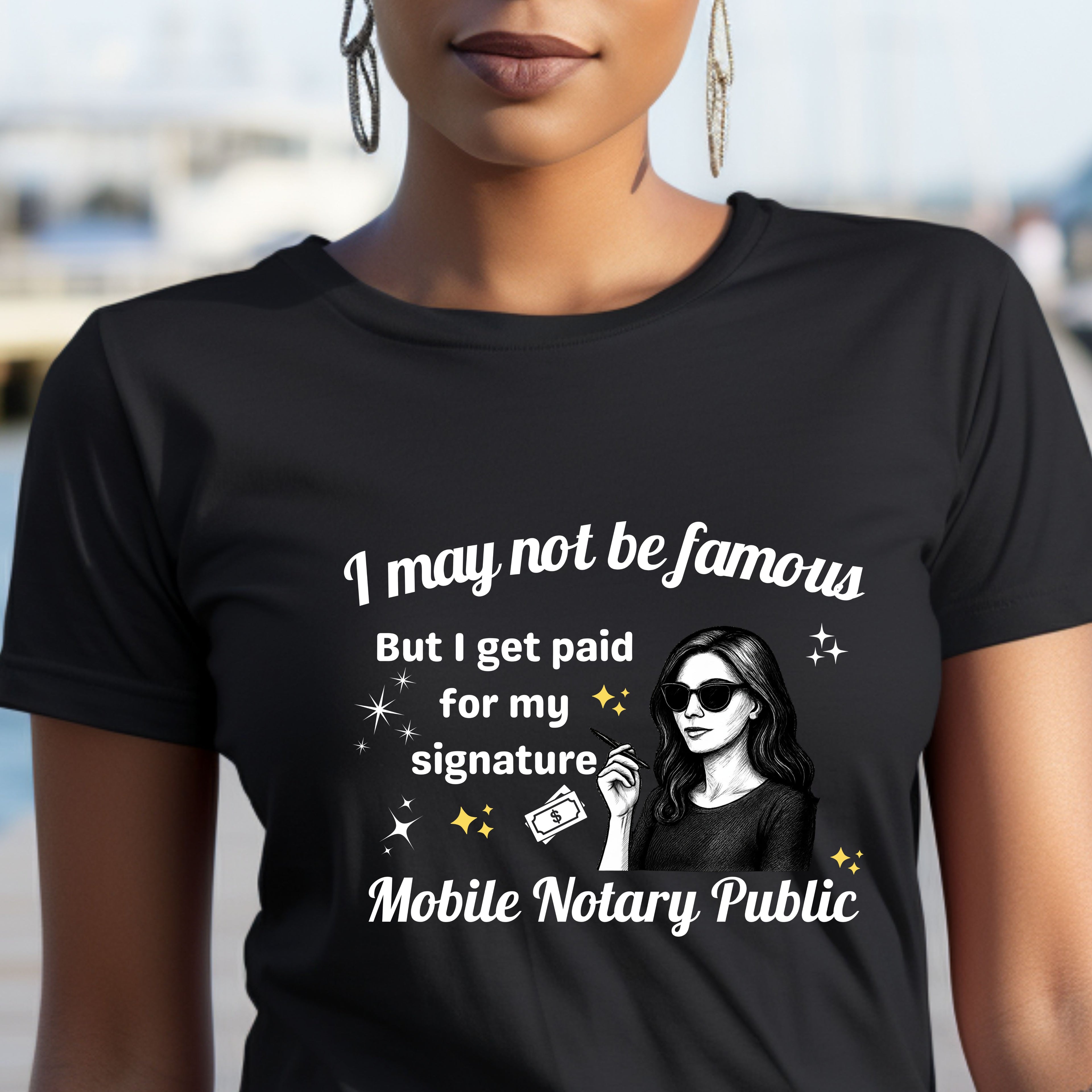 Mobile Notary Public - Funny T-Shirt
