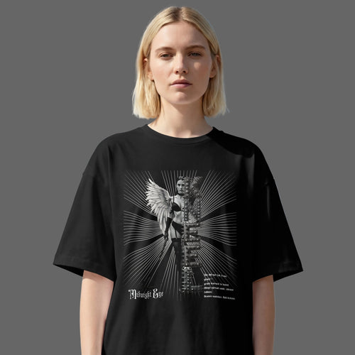 Angel Wings Graphic T-Shirt — Vintage Tee - Midnight Eye, LLC