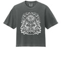 Eye Flames and Dager with Skull T - Shir - Gothic Crop Top - Streetwear Crop Top - Midnight Eye, LLC